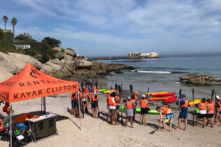 We have an exclusive license to paddle from Clifton 4th beach. It has been voted as one of the top 10 beaches in the world.